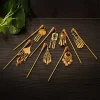 Golden Feather Tassel Hair Stick – Vintage Bohemian Hairpin for Weddings & Special Occasions