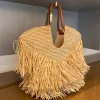 Boho Fringe Straw Woven Tote Bag – Summer Vacation & Everyday Style Ready