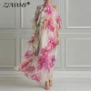 Boho Floral Halter Maxi Dress with Flutter Sleeves – Beach Vacation & Garden Party Ready
