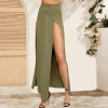 High Waist Side Slit Maxi Skirt – Beach & Party Ready – Effortless Boho