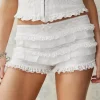 Lace Ruffle Bloomers Shorts – Vacation Beach & Summer Night Out