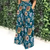 Boho Paisley Palazzo Pants – Floral Wide Leg Everyday Comfort