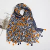 Colorful Silk Scarf – Vintage Patchwork Paisley Print for Everyday & Travel