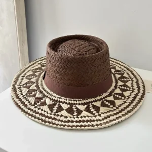 Handmade Wide Brim Boho Sun Hat - Beach & Vacation Ready
