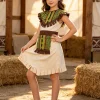 Girls Tribal Fringe Dress – Earthy Boho Style