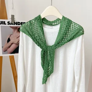 Retro Triangular Knit Scarf - Multifunction Boho Styling Essential