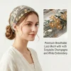 Boho Floral Lace Headband – Wide Edge Embroidery – Everyday & Occasion Style