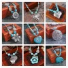 Chunky Turquoise Statement Necklace – Party & Bohemian Style