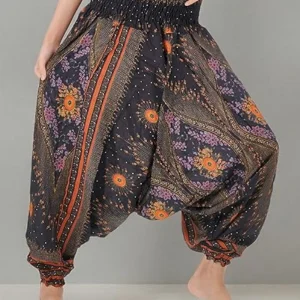 Boho Palazzo Pants - High Waist Beach Wanderer