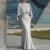 Boho Ruched Waist Maxi Dress with Batwing Sleeves – Elegant Wedding Guest & Resort Evening Style