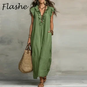 Moonbeam Butterfly Sleeve Maxi Dress - Summer Party & Resort Boho Style
