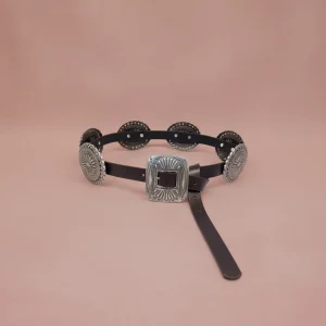 Woven Leather Belt - Retro Western Bohemian Faux Leather Belt