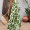 Boho Strapless Wide Leg Jumpsuit – Beach Holiday Ready