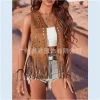 Boho Fringe Vest – Tassel Open Front – Festival & Summer Style