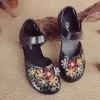 Retro Floral Mary Jane Flats