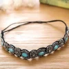 Ethnic Beaded Rhinestone Headband – Vintage Boho Hair Accessory for Festival & Everyday Styling
