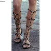 Midnight Rebel Zip Gladiator Sandals – Festival & Party Ready
