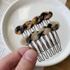 Handcrafted Twisted Acetate Hair Comb for Timeless Boho Elegance