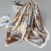 Boho Rayon Square Scarf – Lightweight Shawl & Headscarf – All-Season Style