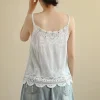 Embroidered Cotton Camisole – Summer Beach & Vacation Essential