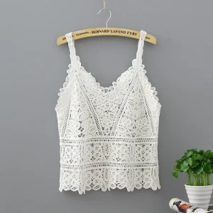 Boho Crochet Camis - Hollow Knit Beach & Resort Ready