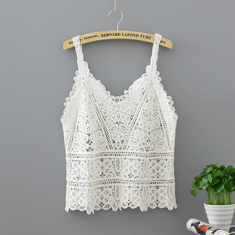 Boho Crochet Camis - Hollow Knit Beach & Resort Ready