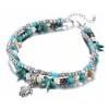 Boho Turquoise Sea Star Anklet – Beach & Vacation Jewelry