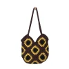 Slouchy Shoulder Bag – Vintage Floral Crochet Tote for Everyday Boho Living