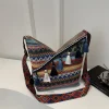 Fringe Crossbody Bag Geometric Woven Tassel Tote – Travel & Everyday Boho Essential
