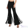 Boho Tassel Flare Pants – Vintage Western Festival Style