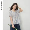 Boho Chiffon Puff Sleeve Blouse with Tassel Tie Detail – Vacation & Beachwear Ready