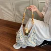 Hollow-Out Straw Woven Tote Bag – Large Capacity Beach & Travel Boho Style